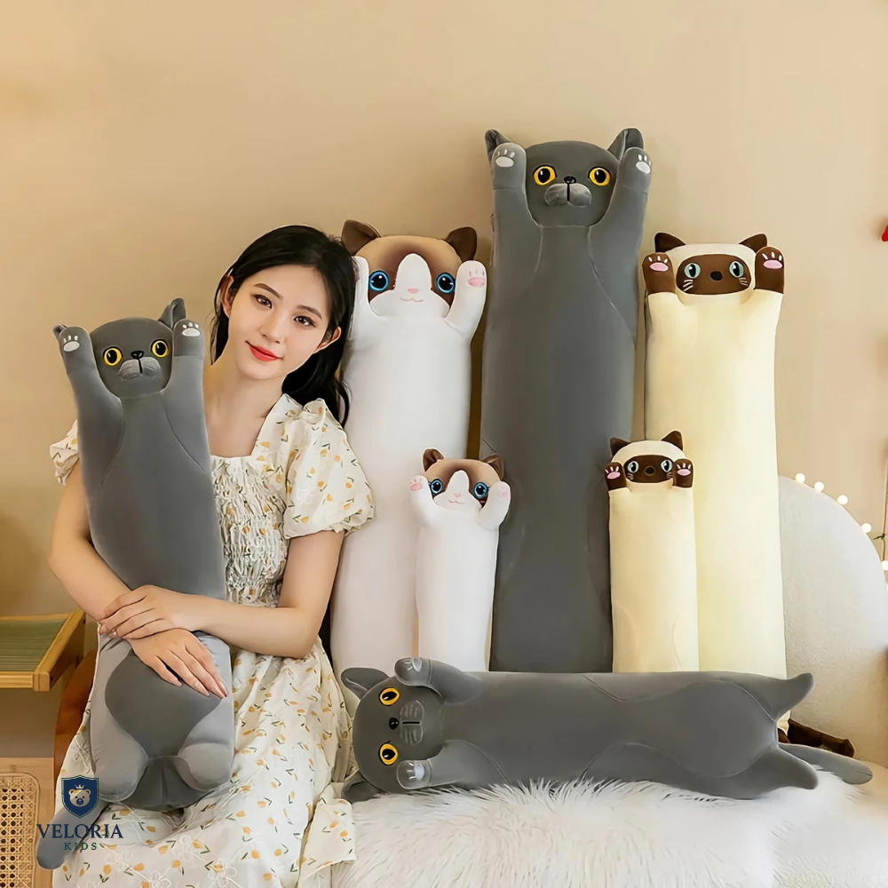 Peluches Stretchy Cat extra longues