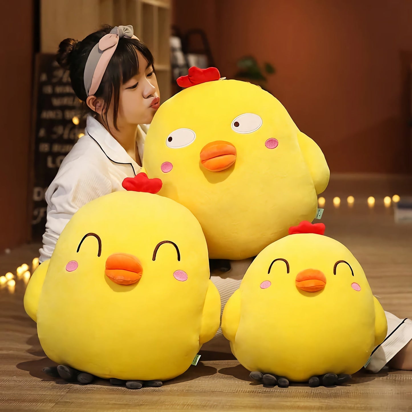 Peluches poussin dodu