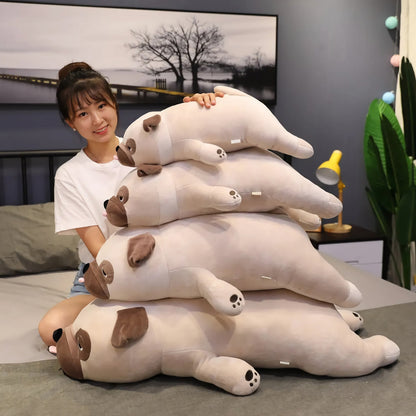 Peluche carlin paresseux en miche