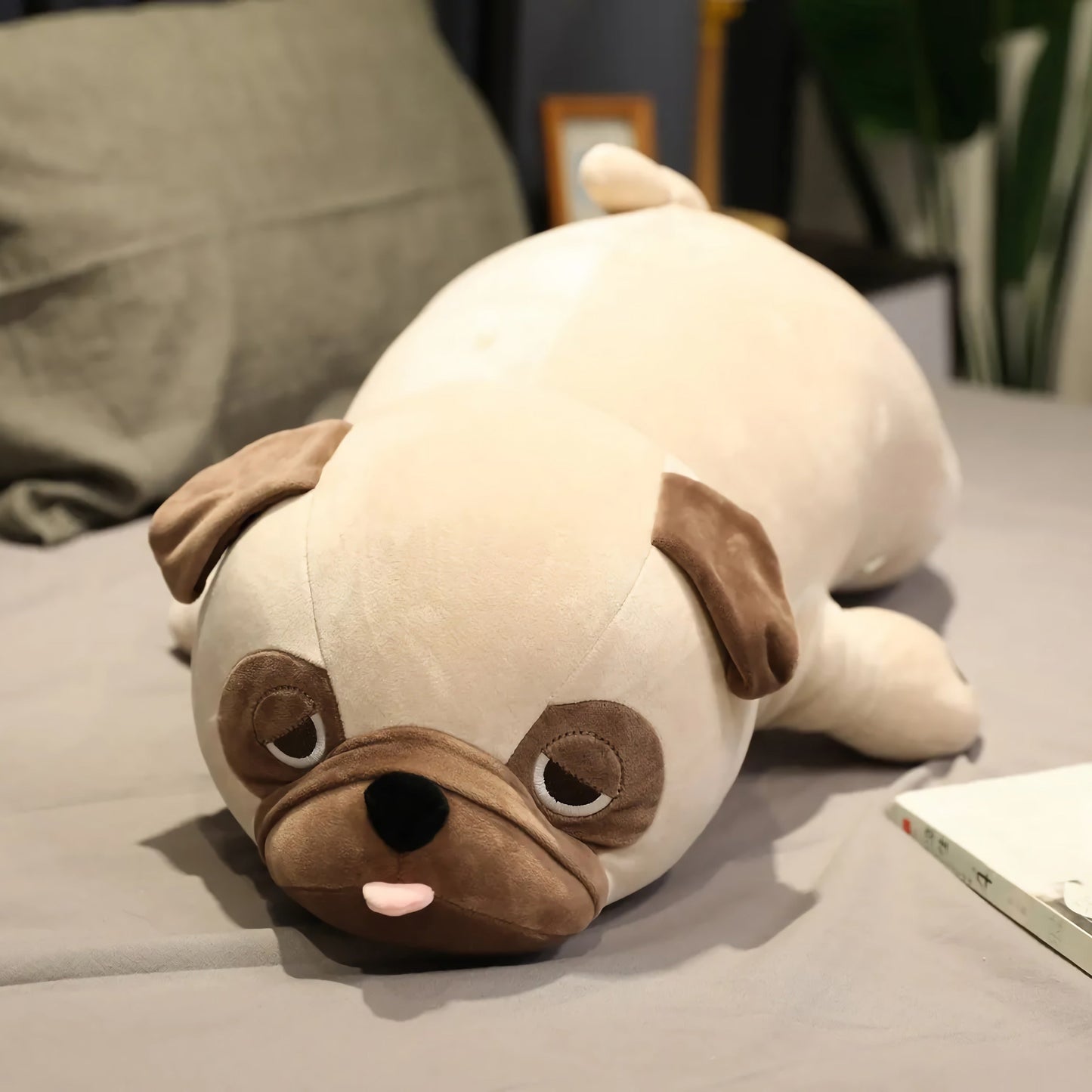Peluche carlin paresseux en miche