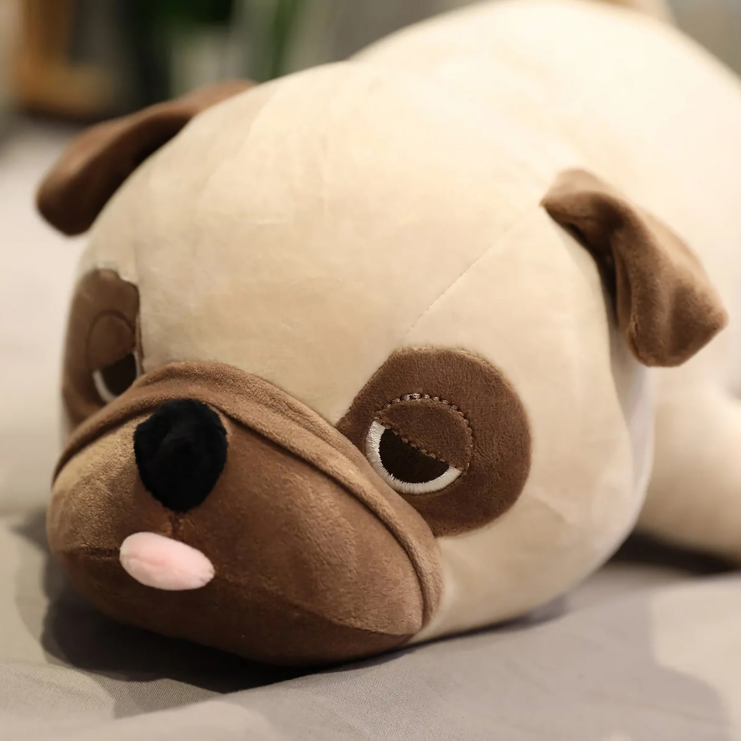 Peluche carlin paresseux en miche