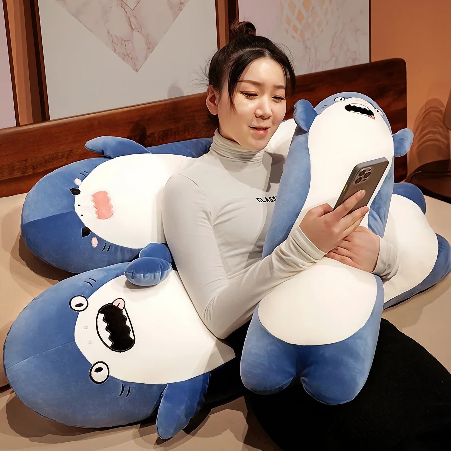 Mood Sharks, longs amis marins en peluche