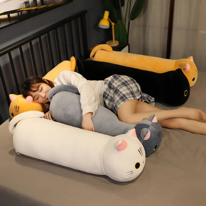 Neko Noodle, longue peluche chat