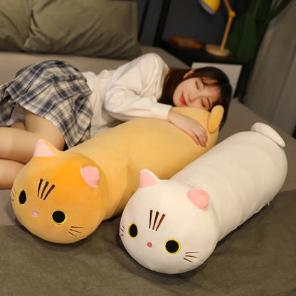 Neko Noodle, longue peluche chat
