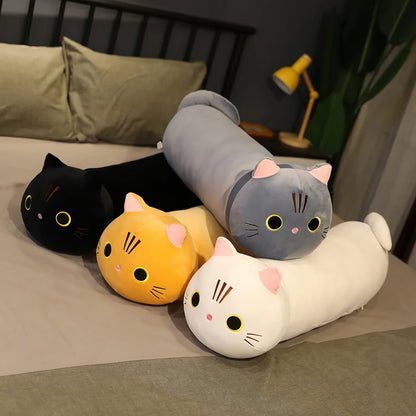 Neko Noodle, longue peluche chat