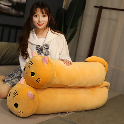 Neko Noodle, longue peluche chat
