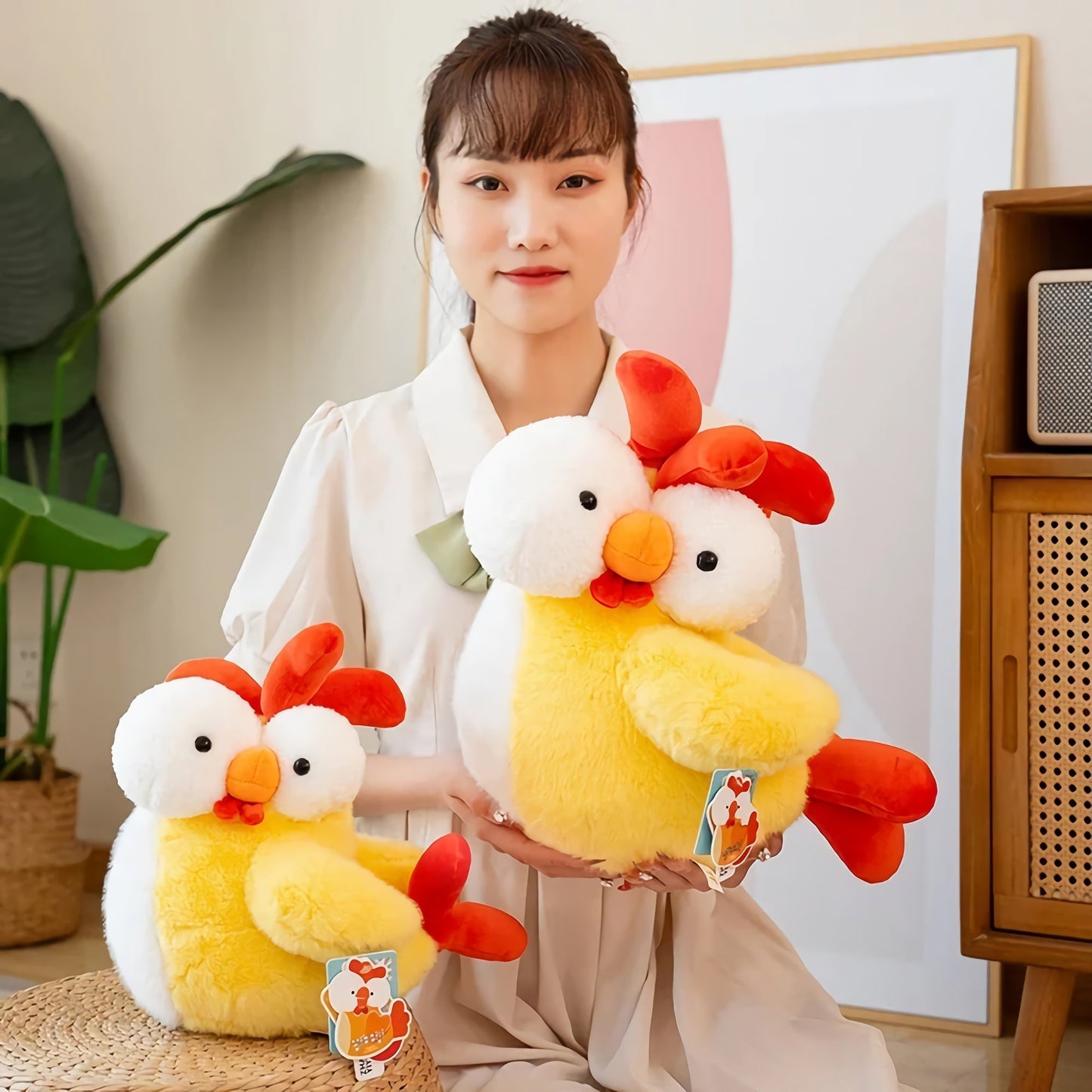 Plump Pecky, peluche câline