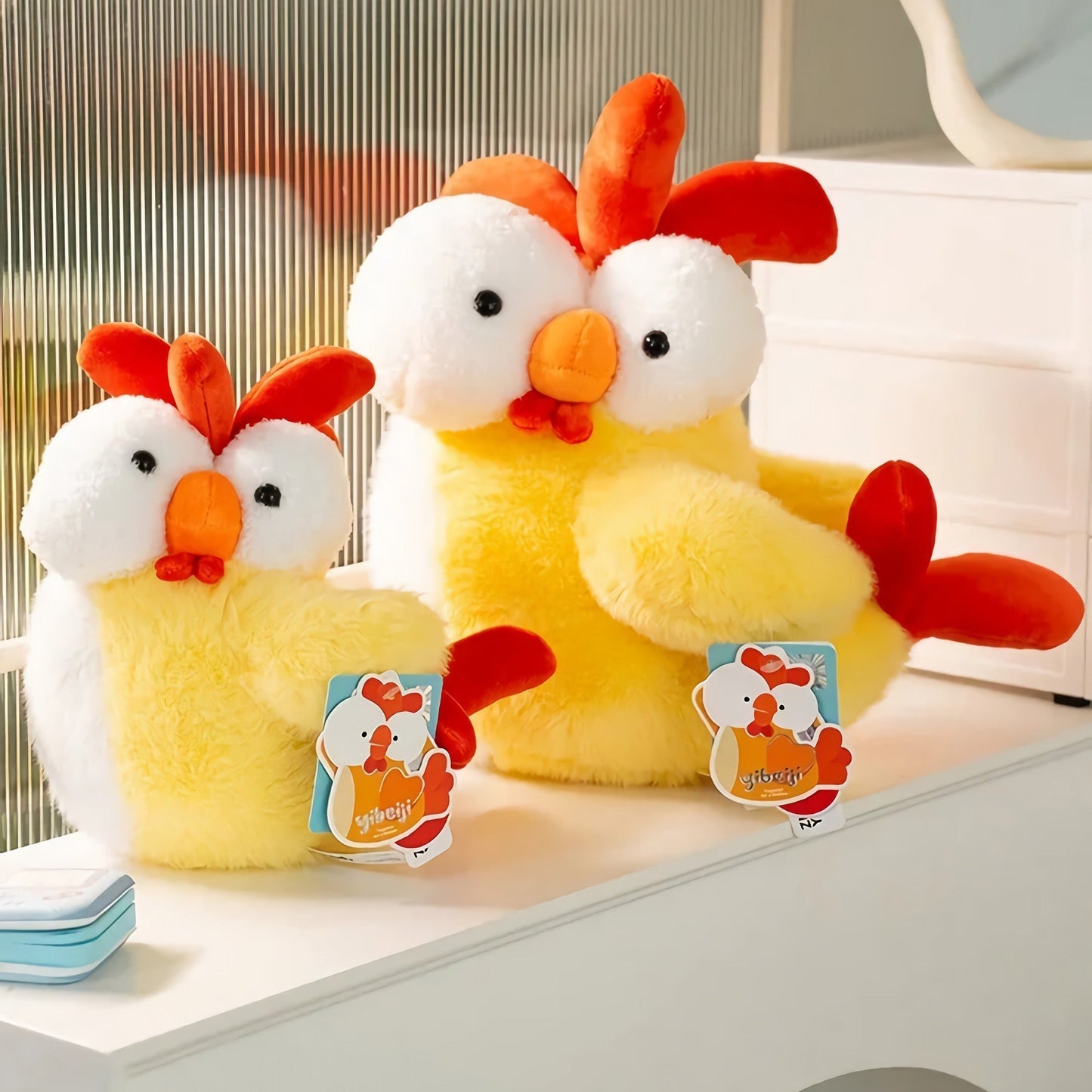 Plump Pecky, peluche câline