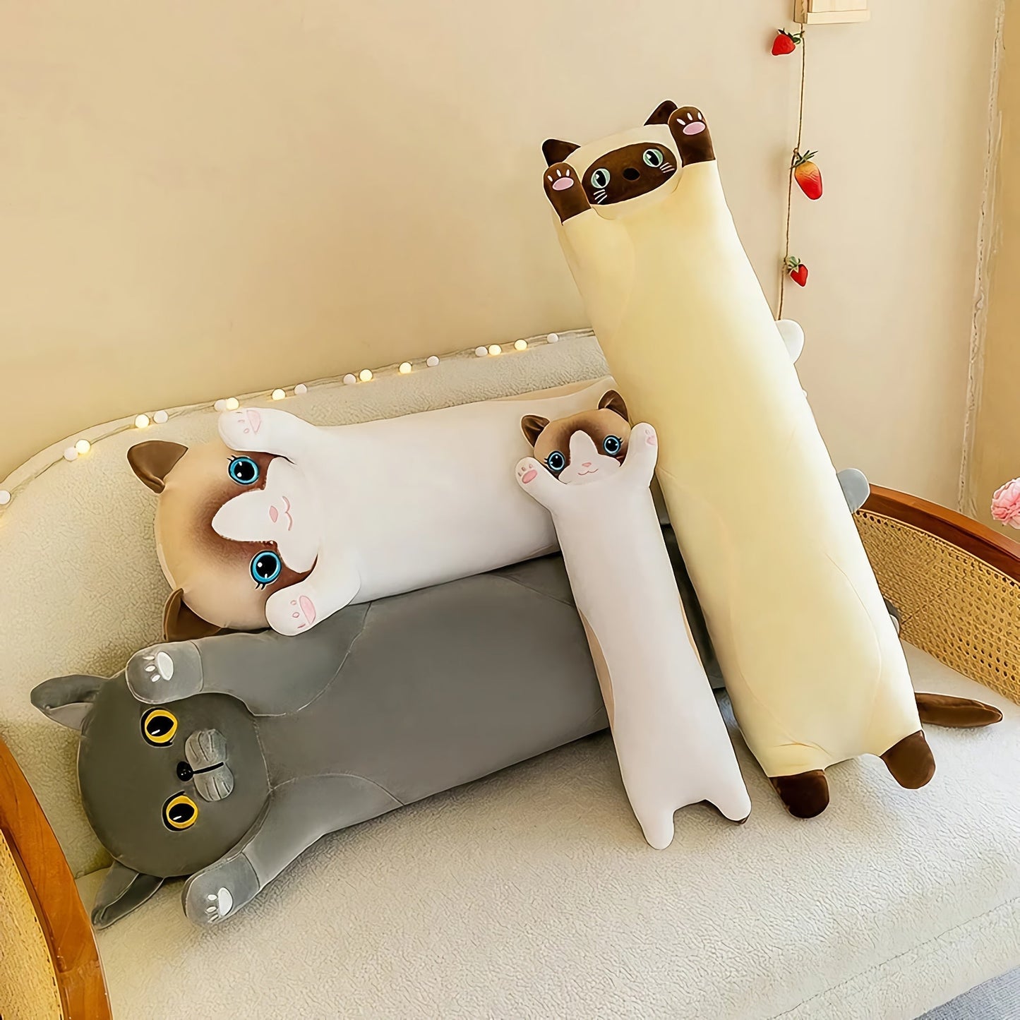 Peluches Stretchy Cat extra longues