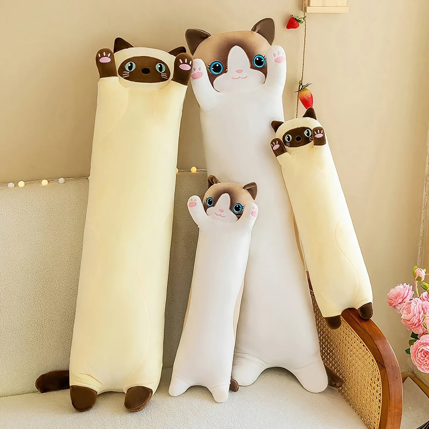 Peluches Stretchy Cat extra longues